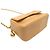 Borsa a tracolla Chanel in vitello martellato beige - vista 3