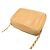 Borsa a tracolla Chanel in vitello martellato beige - vista 4