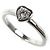 Anello Cartier Cuore in Oro Bianco 18K e Diamanti