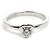 Anello Cartier Cuore in Oro Bianco 18K e Diamanti - vista 3