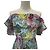 Autre Marque abito a spalle scoperte in misto seta alice+olivia Multicolore - vista 4