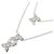 Autre Marque Pt850 Diamantenhalskette Silber - Ansicht 3