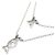 Autre Marque Pt850 Diamantenhalskette Silber - Ansicht 4