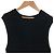 Autre Marque EVERYDAY I LIKE. Chaleco de punto Polite Negro - vista 3