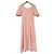 Autre Marque Vestido Largo Venus Swingle Back Ribbon Rosa
