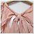 Autre Marque Vestido Largo Venus Swingle Back Ribbon Rosa - vista 3