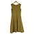 Autre Marque Ärmelloses Leinenkleid SOFIE D'HOORE Grün Khaki