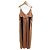 Autre Marque LE PHIL Light Satin Dress Kleid Braun - Ansicht 2