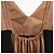 Autre Marque LE PHIL Light Satin Dress Kleid Braun - Ansicht 4