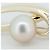 Spilla Tasaki Perla Diamante Au750 D'oro - vista 3