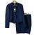 Armani Collezioni Conjunto sin cuello Azul Azul marino