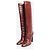 Céline Botas altas de cuero marrón - size UK 7 Castaño - vista 2