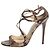 Jimmy Choo Tacchi marroni effetto serpente - size EU 40.5 (UK 7.5) Marrone