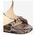 Jimmy Choo Tacchi marroni effetto serpente - size EU 40.5 (UK 7.5) Marrone - vista 5