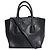 Prada Borsa a doppia tasca in vitello glacé Navy Blu navy