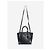 Prada Borsa a doppia tasca in vitello glacé Navy Blu navy - vista 2