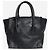 Prada Borsa a doppia tasca in vitello glacé Navy Blu navy - vista 3