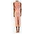 Magda Butrym Rosa ärmelloses gerafftes Midikleid - size UK 10 Pink - Ansicht 2