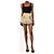 Zimmermann Calções de linho estampados Indra verde e creme - size UK 6 - vista 2