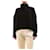 G. Kero Gerippter Rollkragenpullover in Dunkelbraun - size S