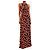 Autre Marque Vestido maxi sem mangas com estampado de doces preto e vermelho - size UK 8 - vista 3