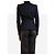 Balmain Navy double-breasted blazer - size UK 8 Blue - view 2