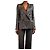 Isabel Marant Silberner Lurex-Blazer - size UK 8