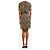 Isabel Marant Kurzes Kleid mit Multi-Kreis-Print - size UK 8 Mehrfarben - Ansicht 2