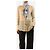 Acne Camicia in seta a quadri verdi e blu - size UK 8 Verde - vista 5