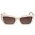 Chopard Cat-Eye-Sonnenbrille in Creme Roh