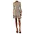 Alaïa Mini abito in maglia a maniche lunghe bianco e nero - size UK 8
