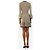Alaïa Mini abito in maglia a maniche lunghe bianco e nero - size UK 8 - vista 2
