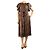 Ulla Johnson Abito midi in misto seta blu - size UK 8