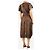 Ulla Johnson Abito midi in misto seta blu - size UK 8 - vista 2