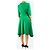 Oscar de la Renta Vestido midi con cinturón verde - size UK 10 - vista 2