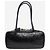 Miu Miu Borsa Beau con manico in vernice nera Nero - vista 3
