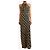 Nili Lotan Abito halter stampato nero e beige - size UK 8 - vista 3