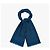 Salvatore Ferragamo Sciarpa Stole con Stampa Monogram Gancini Blu - vista 6