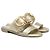 Salvatore Ferragamo Sandali TARYN Gold Metallic Multicolore - vista 2