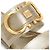 Salvatore Ferragamo Sandali TARYN Gold Metallic Multicolore - vista 9