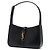 Saint Laurent Borsa a tracolla Cassandra Monogram LE Small Hobo Nero - vista 4