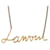 Lanvin Collana con pendente Log Oro Multicolore - vista 2