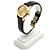 Rolex Datejust Gold Damen Lederuhr Classic Vintage Schwarz - Ansicht 4