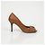 Gucci Décolleté open toe con nappe Marrone - vista 10