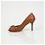 Gucci Décolleté open toe con nappe Marrone - vista 11