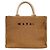 Marni Raffia-Tote/Schultertasche mit besticktem Logo Orange