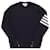 Thom Browne Gestreifter Strickpullover für Herren Schwarz