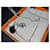 Hermès Collier argent logo Half Moon stamp: Orange  - vue 6