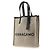 Salvatore Ferragamo Borsa Tote in tela con logo da donna NERO NATU Multicolore - vista 2