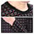 Lanvin Geometrischer Rundhals-Strickpullover Schwarz  - Ansicht 5